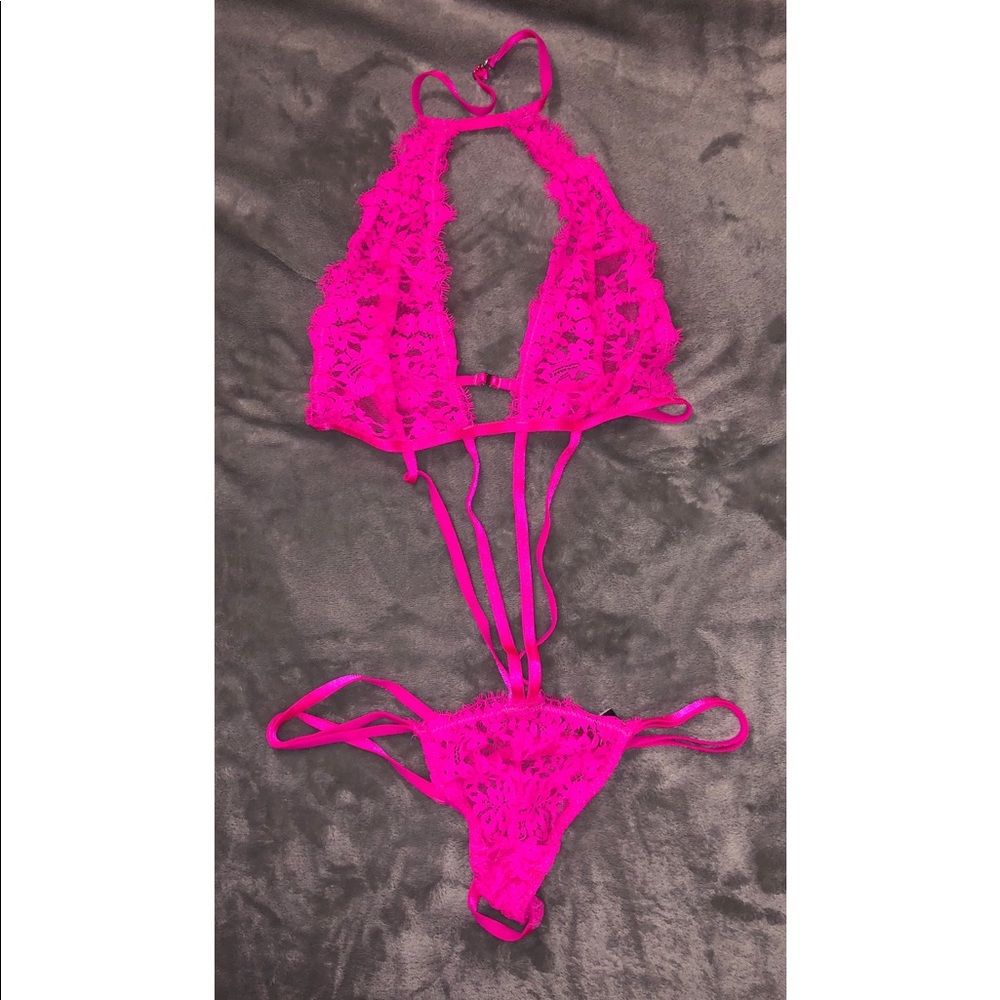 VS Strappy one piece lingerie